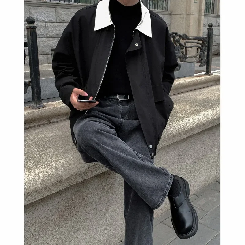 2024 edizione coreana abbigliamento da lavoro autunnale da uomo sciolto tendenza Casual Versatile giacche con risvolto giacca da uomo di alta moda