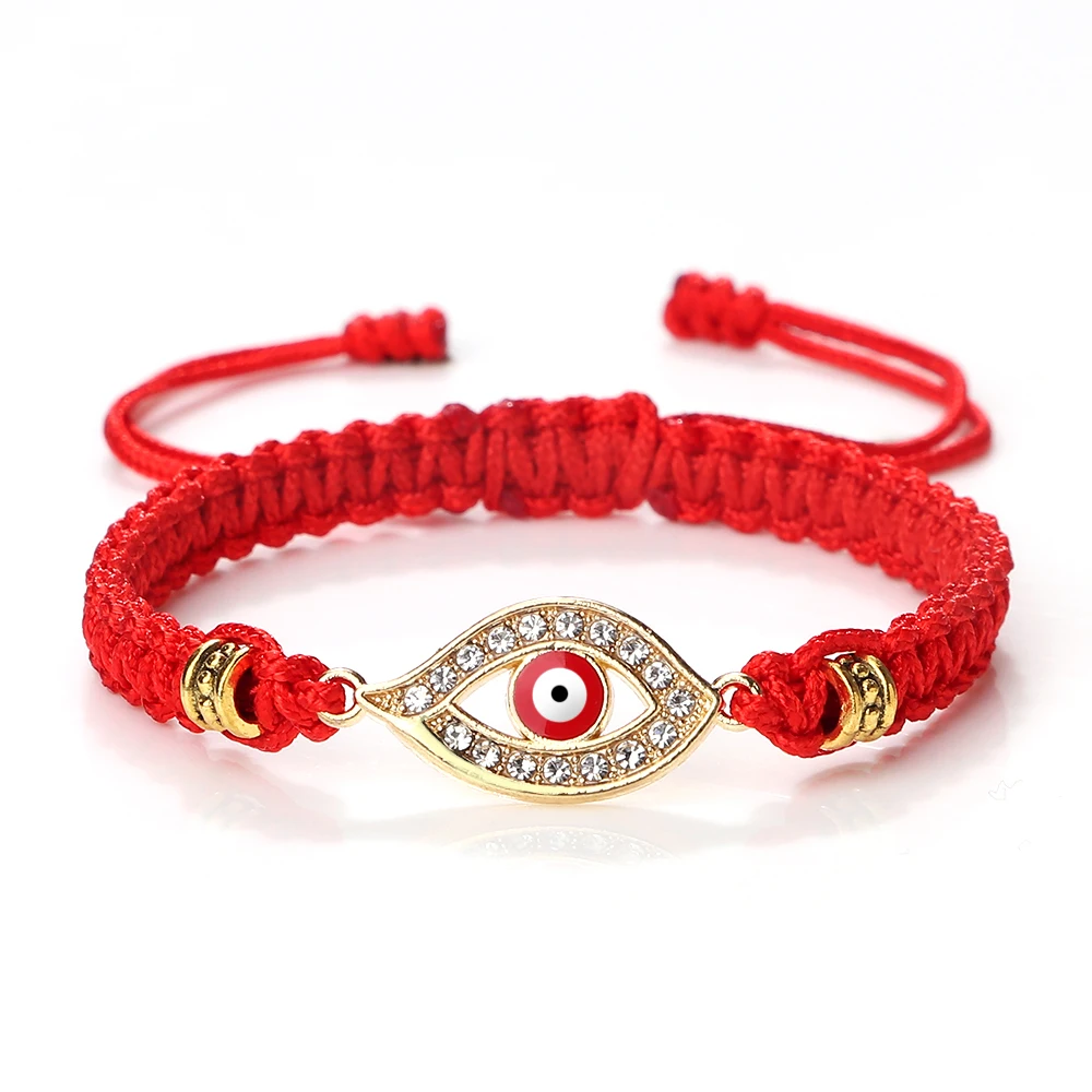 Handmade Turkish Evil Eye Bracelets For Women Men Braided Red Rope Lucky Bracelets Fashion Couple Bracelets Friendship Jewelry