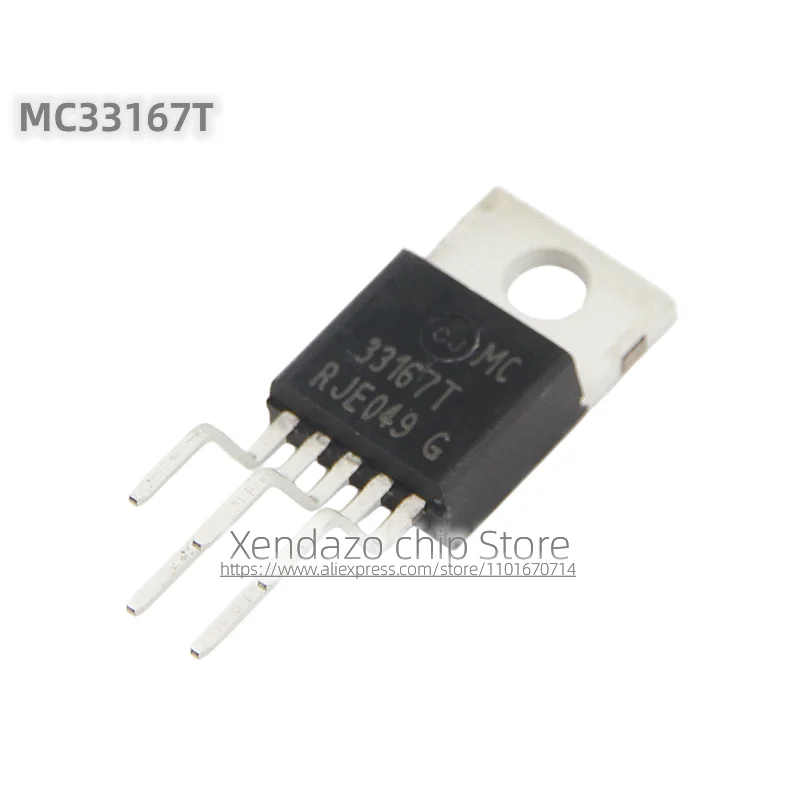 5pcs/lot MC33167T 33167T TO220-5 package Original genuine Switching regulator chip