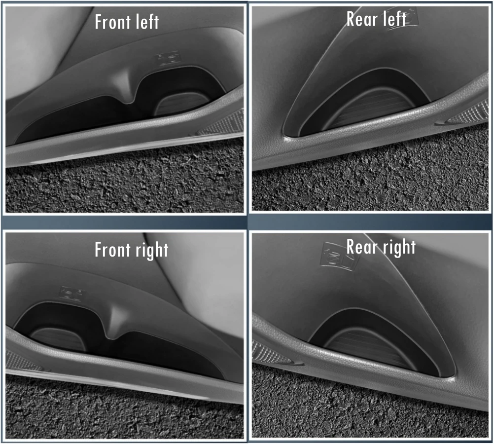 TPE Door Organizer Tray for Toyota RAV4 2025 2024 2023 ABS Center Console Tray Armrest Insert Container Rav4 Accessories