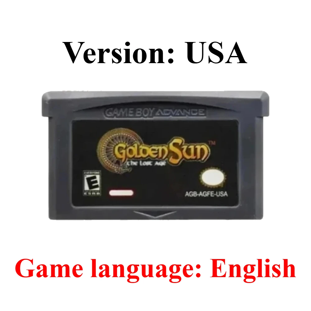 GBA Englische Spielkassette Final Fantasy Advance Wars Metroid Kirby Golden Sun Doom of Fire für GBA SP Spiel Klassische Spielkarte – Detail 18