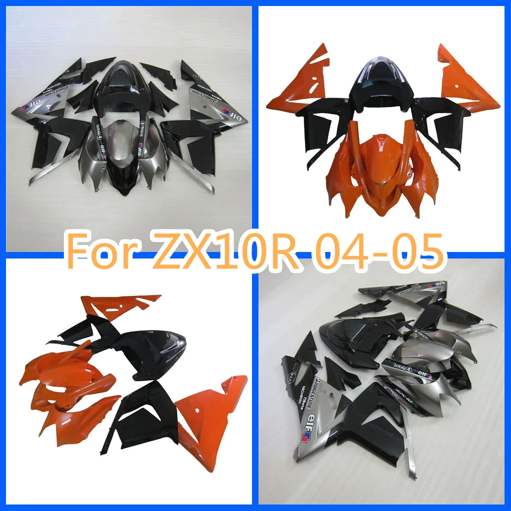 

Free Custom for Kawasaki Injection Mold 04 05 ZX-10R ZX10R 2004 2005 Bodywork Fairings Set High Grade Repair Aftermarket Parts