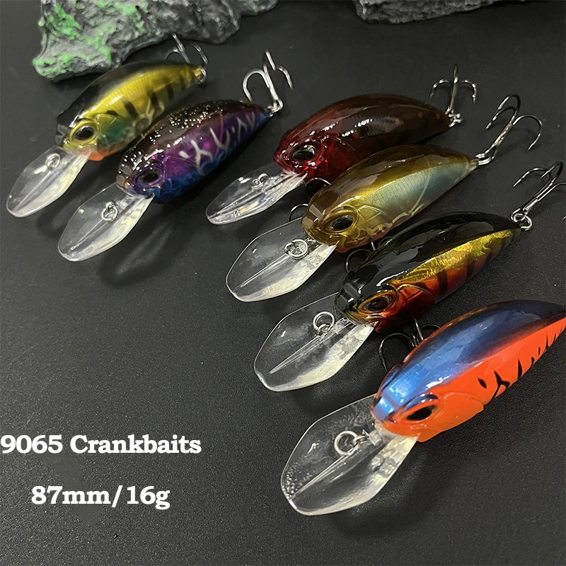 

16g 87mm Floating Crankbait Fishing Lure Realis Crank M65 Hard Bait Deep Diving Wobbler Professional Shallow-water Crankbaits
