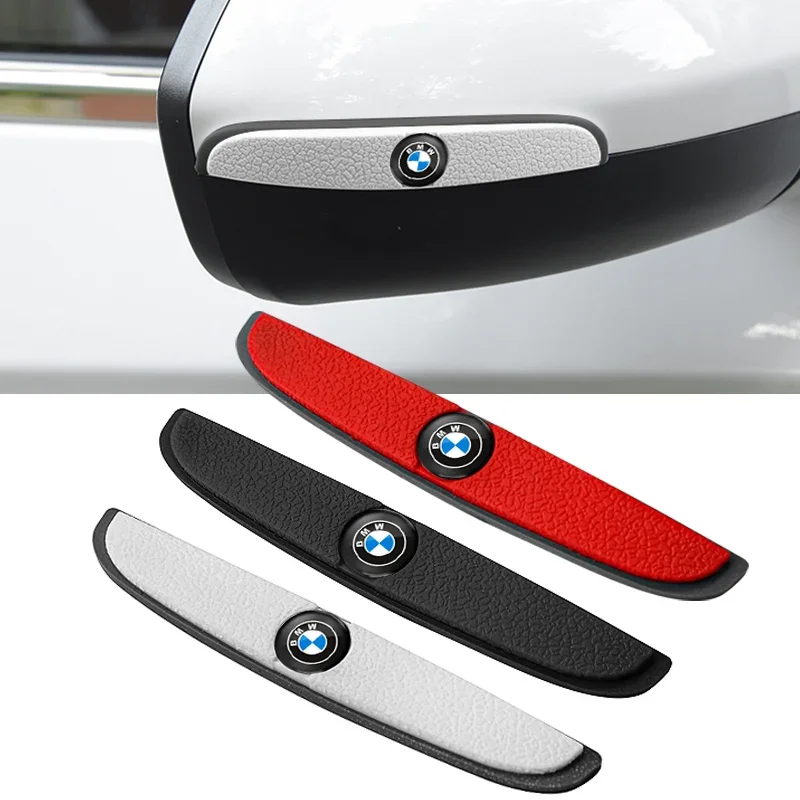 Rubber Anti Collision Strip Car Door Rearview Mirror Protector Stickers For All BMW Performance F25 F26 F15 F16 E90 E91 E92 E60