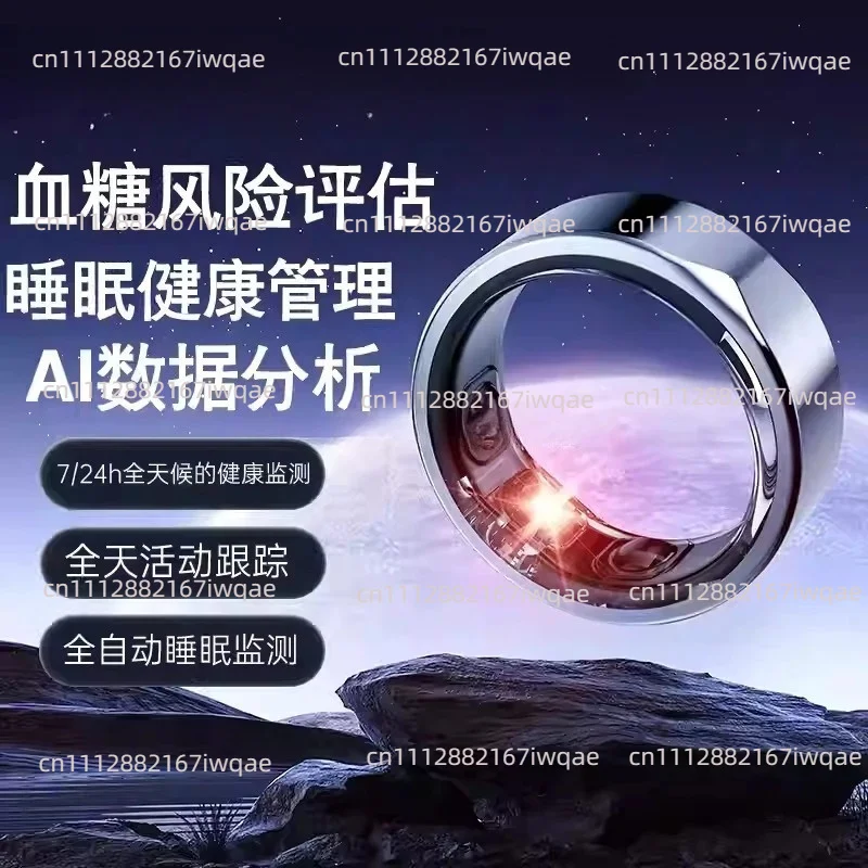 for 2301A Smart Health Ring Ring Sleep Blood Oxygen Heart Rate Exercise Data, Bathing Waterproof