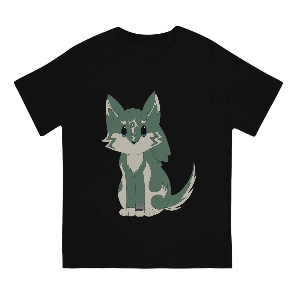 Men's T-Shirts Twilight Princess Chibi Wolf Link Unique Tees Short Sleeve Z-Zelda T Shirts Round Collar Tops Classic