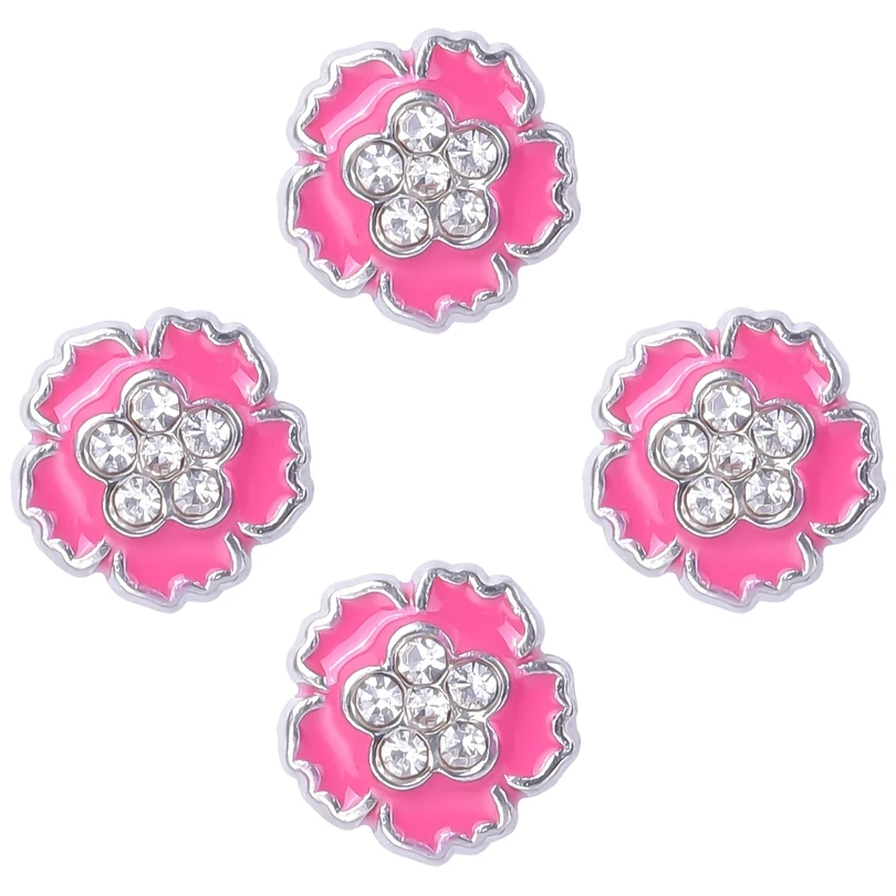 20Pcs/Lot Mix Enamel Sakura Daisy Flower Floating Charms Diy Rose Sun Flower кулон For Memory Relicario Locket Jewelry Making