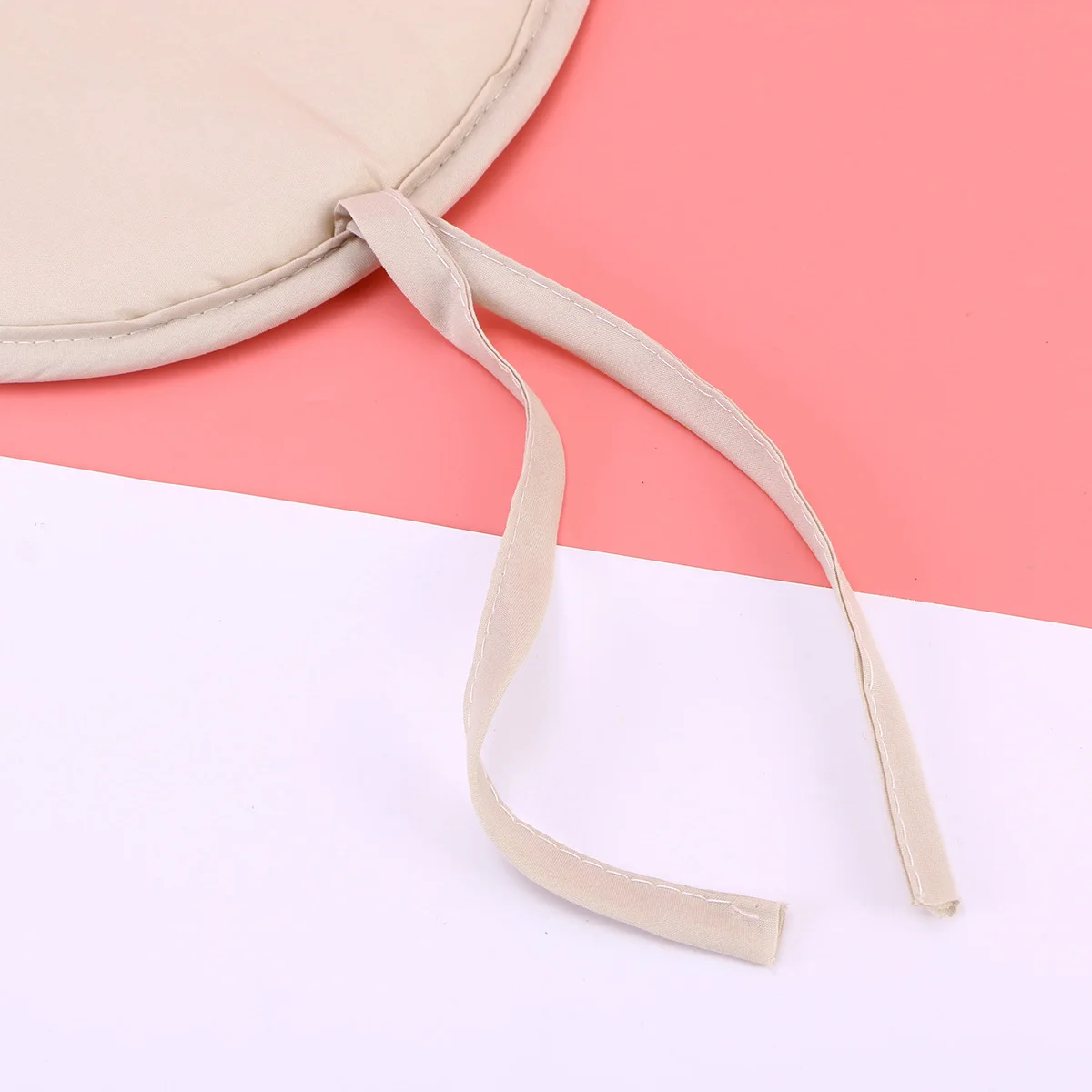 

Круглая подушка для стула, бежевая мягкая удобная подушка для сиденья, нескользящая противоскользящая подушка для домашнего офиса, ресторана, подушка для стула