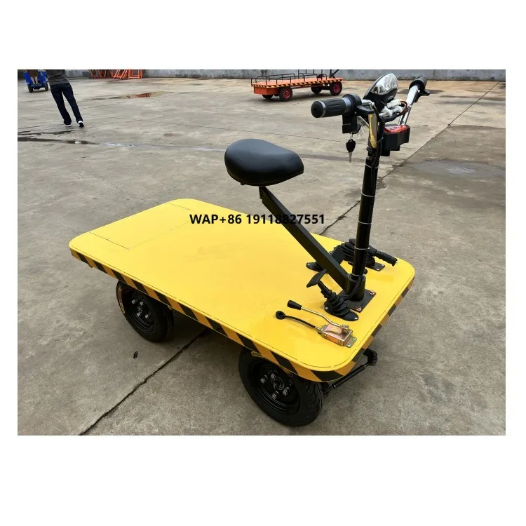 

Electric Warehouse Transportation Cart Carrying Capacity of 1 Ton Hand Carts Trolleys