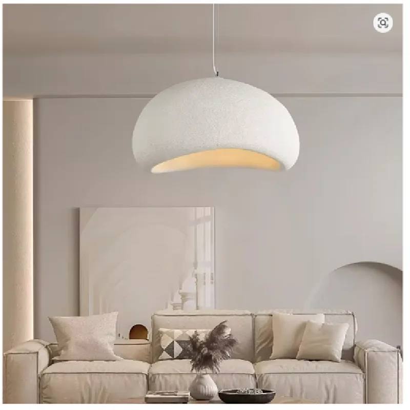 

Modern Nordic LED Ceiling Chandelier Light Minimalist Home Decoration for Living Room Dining Room Bedroom Wabi Sabi Hanging Lamp