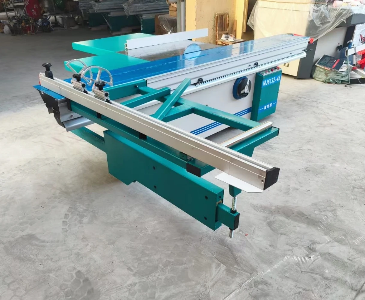 MJ-6132 digital readout woodworking altendorf precision sliding table panel saw 6128 cnc wood cutting machine for MDF