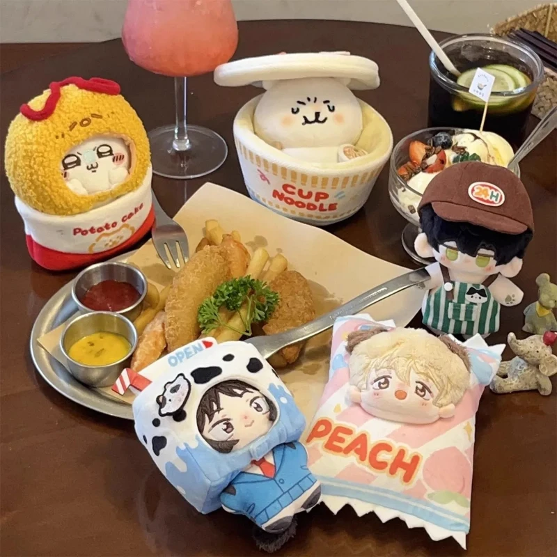 

New Doll Clothes "24-Hour Convenience Store" Cute Cartoon Dress Up Set Suitable For 10-13cm Cotton Doll Decoration