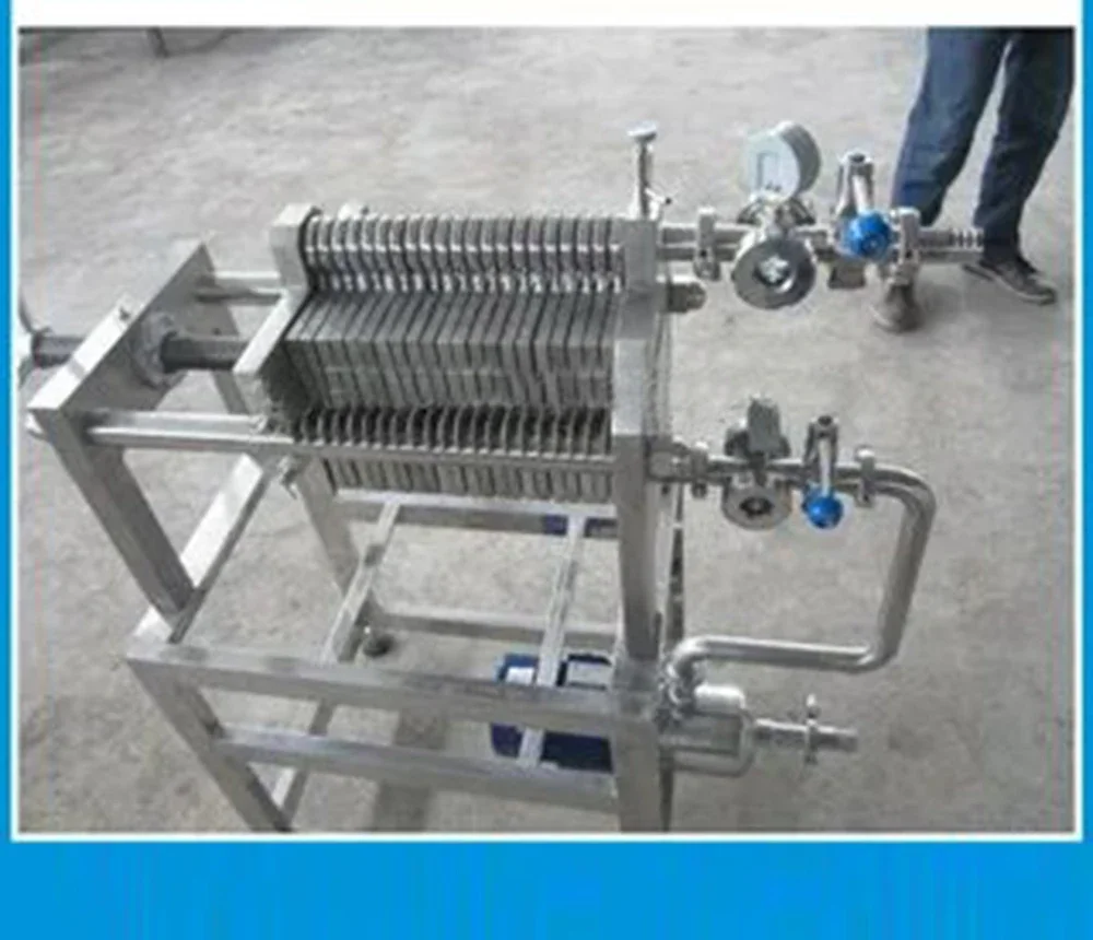 Automatic filter press for oil and wine, concave filter press, chamber filter press