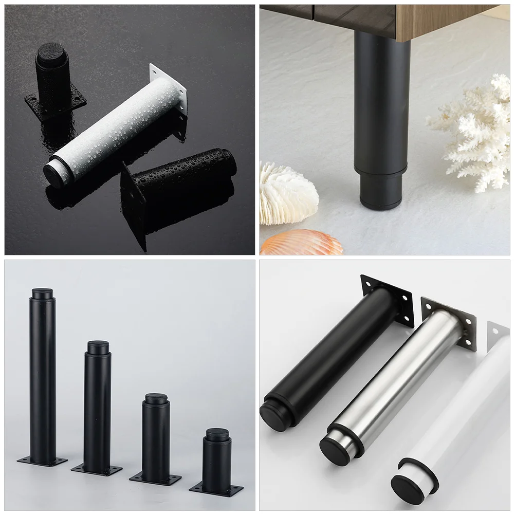 

4Pcs Metal Furniture Legs Adjustable Heavy Duty Sofa Couch Table Legs Replacement Support Feet Furniture Feet Table Leg
