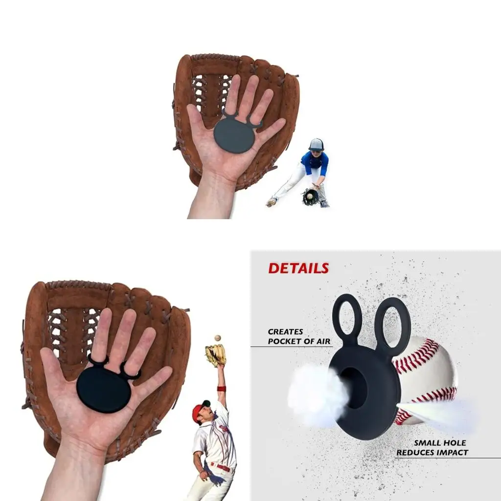Q39E Palms Guard Shock Absorption Silicones Cushion Palms Guard For Baseball & Softball