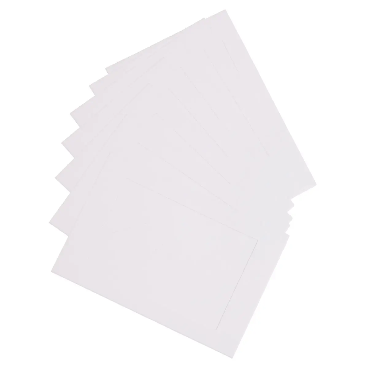 A32I 30 Pack Paper Picture Frames for 4 x 6Inch Photos, Standing White Cardboard Photo Frames with Easel DIY Crafts Frame
