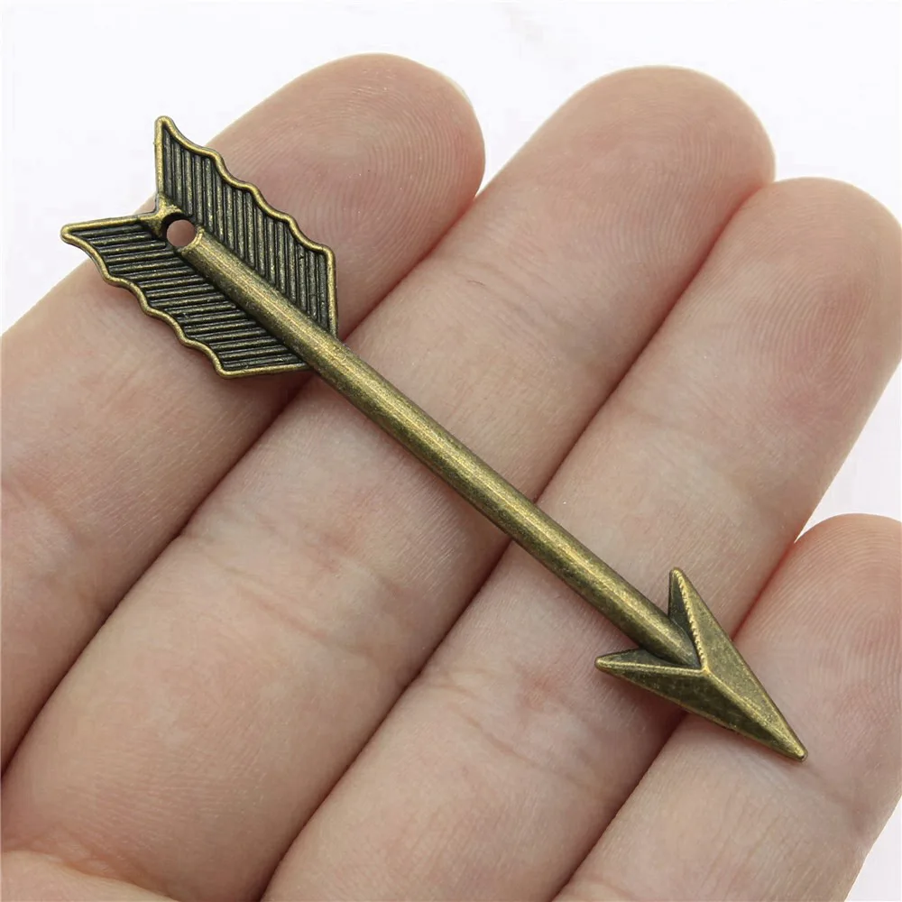 For Jewelry Making Big Arrow Charms Diy Decoration 4pcs