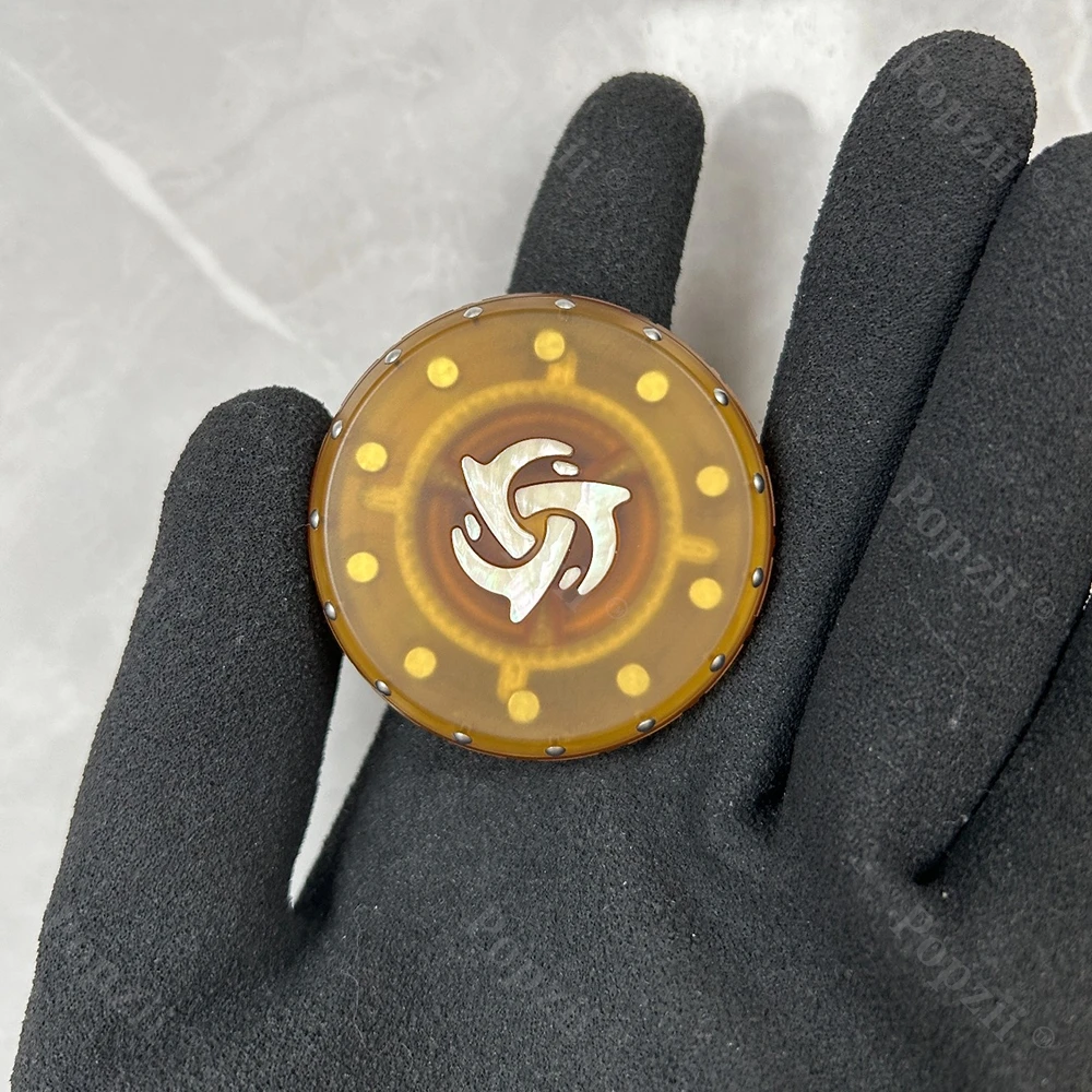 WANDER Z 쇼크 드럼 EDC 발광 코팅 자석 래칫 코인 피젯 스피너 손가락 회전 장난감 스냅 코인 불안 완화 장난감