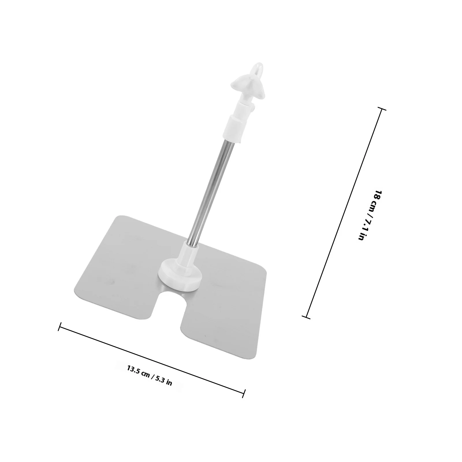 حامل عرض بارتفاع قابل للتعديل لشخصيات الحركة والمقتنيات رف دعم متوسط تلسكوبي للتنظيم والعرض #4