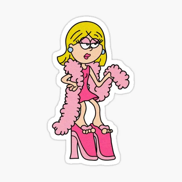 Lizzie Mcguire Fashion  5PCS Stickers for Cartoon Art Laptop Wall Background Cute Decorations Car Water Bottles Window Luggage