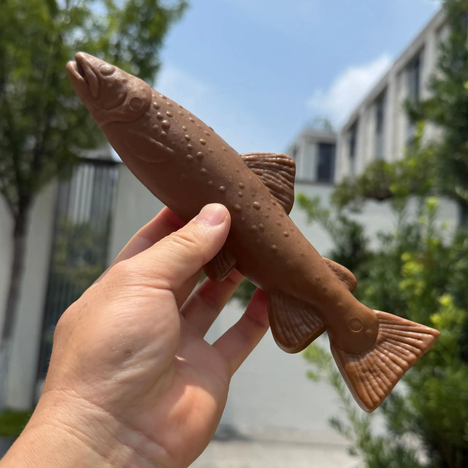 لعبة مضغ مركبة من الخشب والبلاستيك للكلاب الكبيرة - عظم تنظيف الأسنان غير القابل للتدمير لأسلالات ألاسكا