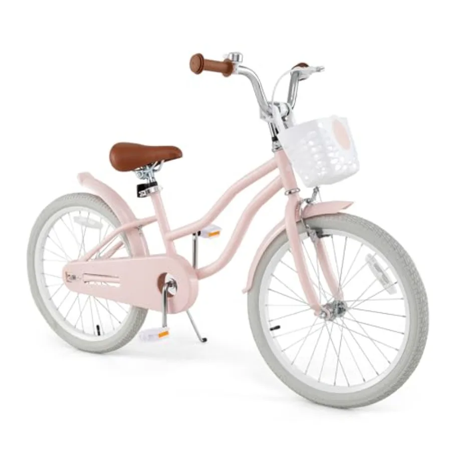 Bicicleta de 12, 14, 16 y 18 pulgadas para niños pequeños de 3 a 8 años con ruedas de entrenamiento, frenos de montaña, sillín ajustable, manillar Bask