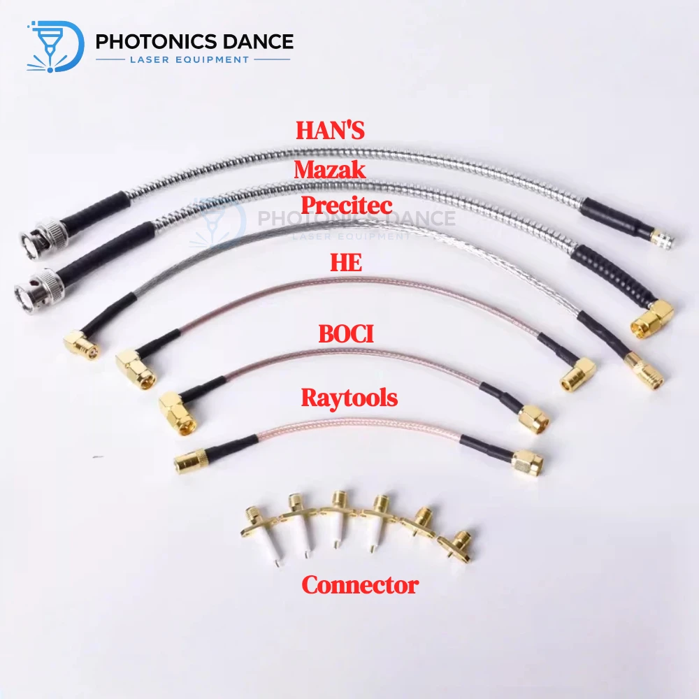 Laser Sensor Cable for BOCI Raytools WSX Precitec Hans HE Mazak NTC Laser Cutting Machine Head RF Cable Connecting Signal Lines