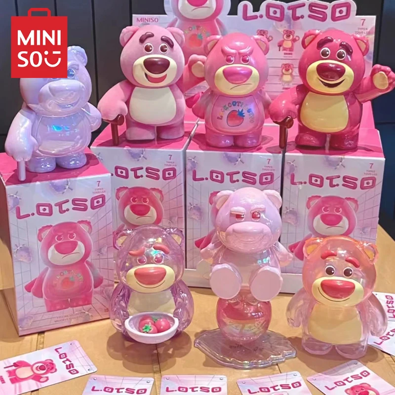 

MINISO глухая коробка серия Disney Lotso модель розовая девушка сюрприз загадка день рождения рождественские украшения для подарков Аниме периферийный