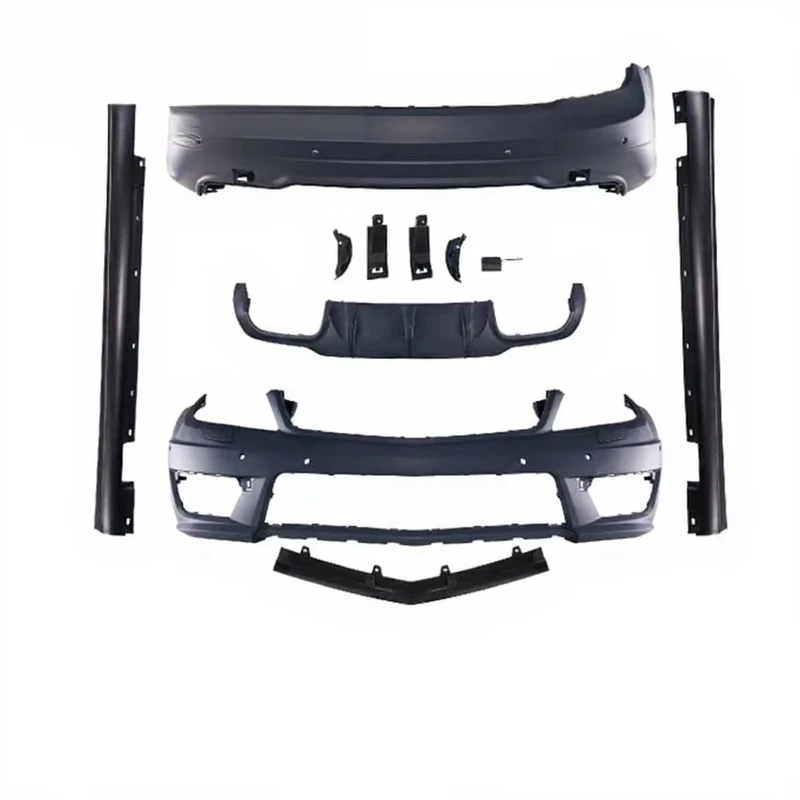 

Factory Price Upgrade C63 Style Body Kit W204 2011-2014 Car Bumpers Side Skirts