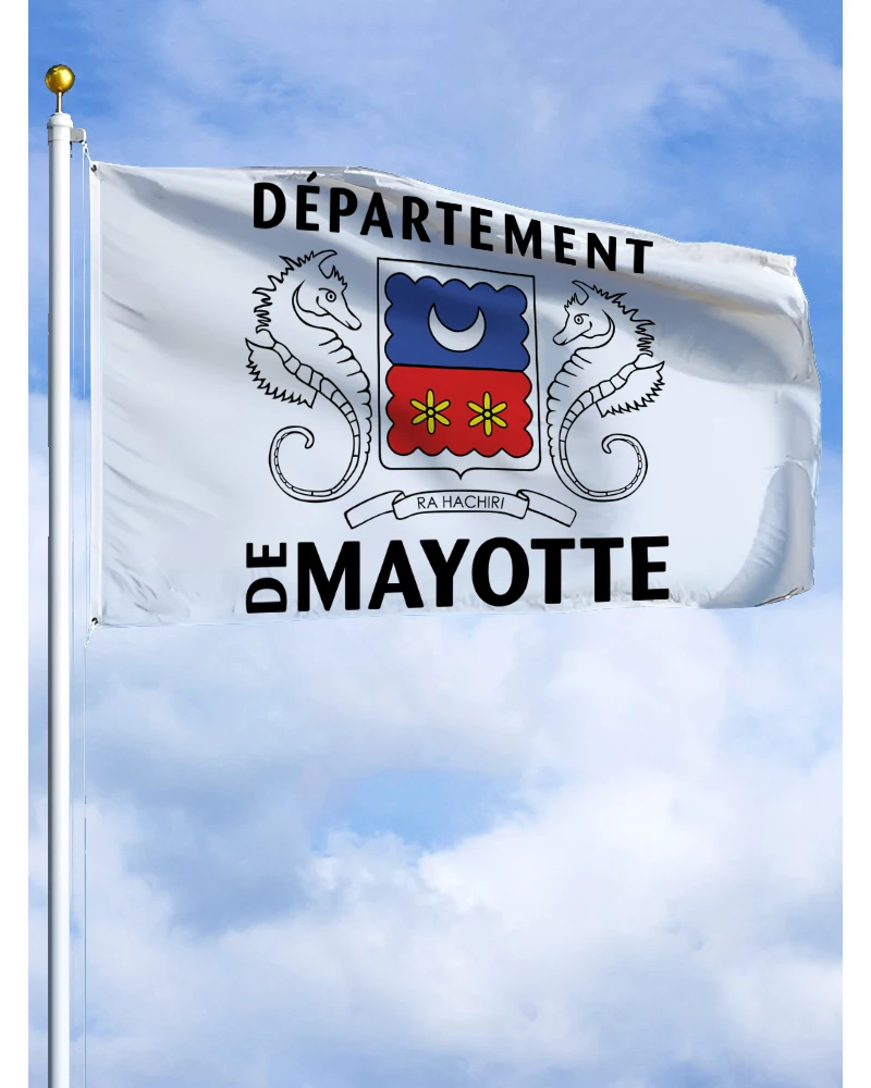 60×90 90x150 120×180CM Mayotte Mahore Flag Polyester Printed Banner Tapestry For Decor