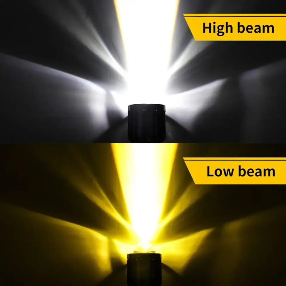 Motorcycle Headlights BA20D 12V Led Lights For Motorcycle High/Low Beam Led Spotlight 12000LM Super Bright Fog Lamp