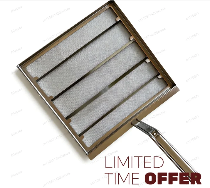 304 Stainless Steel Commercial Fryer Oil Filter, Deep Fryer Dregs Strainer Metal Mesh