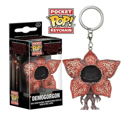 Funko nuevo estilo Stranger ELEVEN Demogorgon DUSTIN Things llavero Barb figura de acción muñecas de modelos coleccionables juguetes para niños