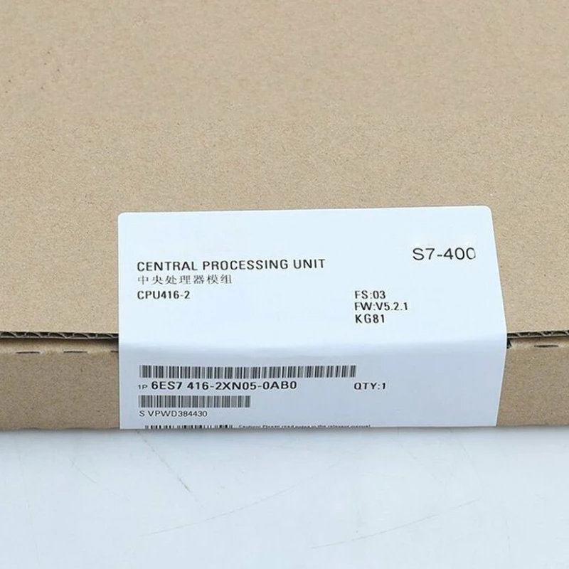 

New S7-400, CPU 6ES7416-2XN05-0AB0 6ES74 16-2XN05-0AB0 6ES7 416-2XN05-0AB0 Fast shipping, one-year warranty