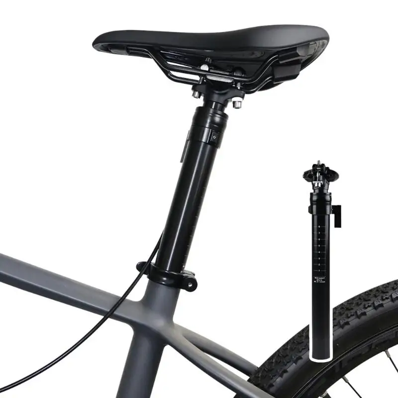 

652F Small Aluminum Dropper Seatpost 100 170mm Travel Options Consistent Road And Mountainbike Bikes