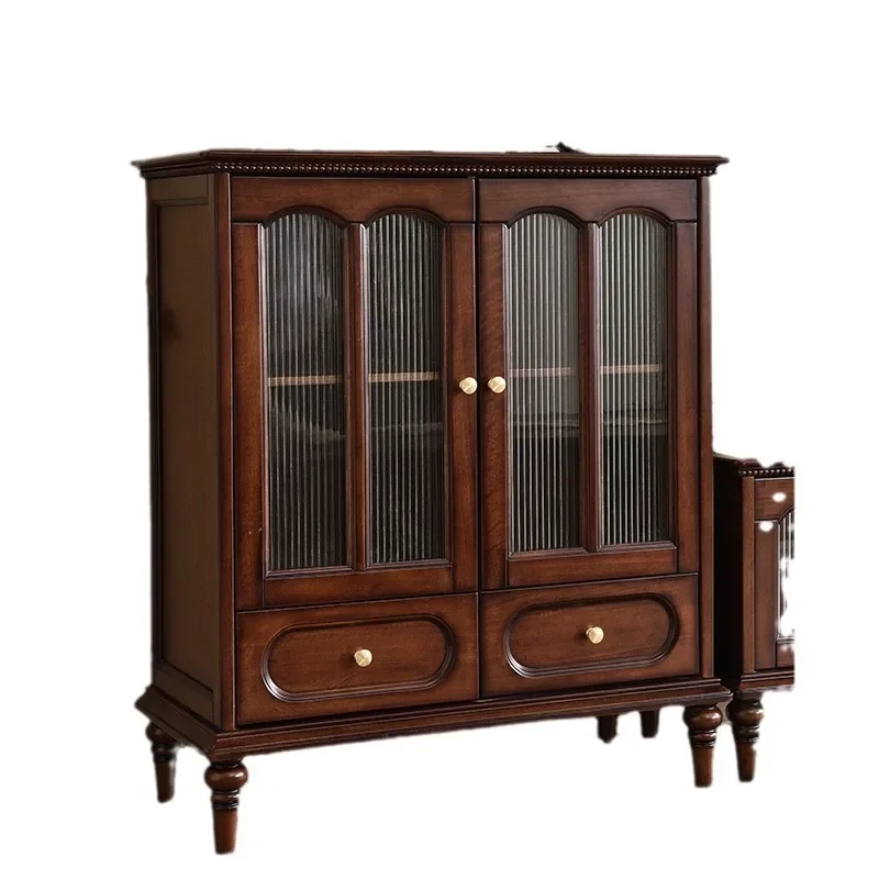 

Medieval French side cabinet, small display storage cabinet