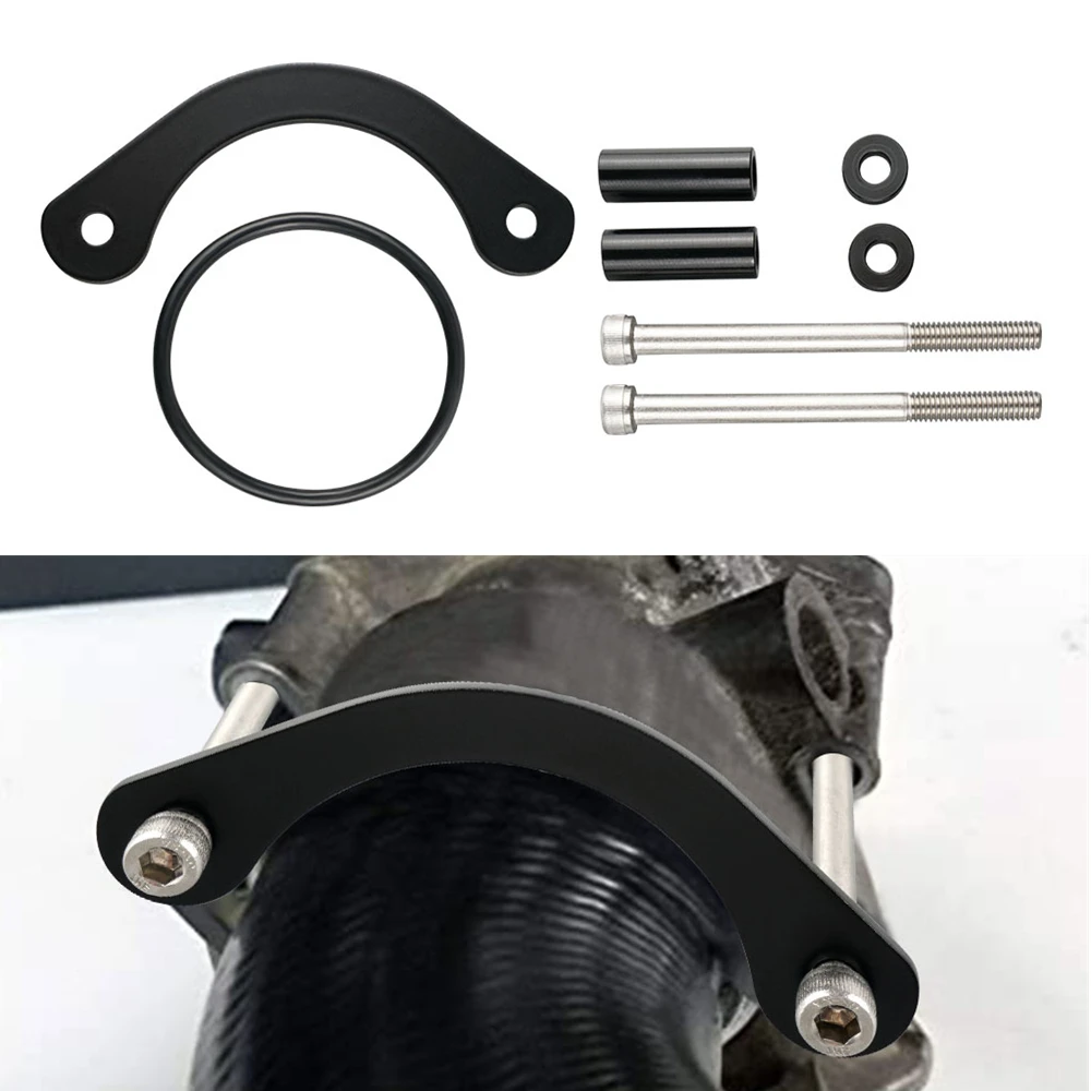 

BEVINSEE Aluminum TDI Upper Intake Hose Collar Kit for VW for Golf/for Jetta/for New Beetle/for Jetta Wagon 1.9L TDI BEW Engine