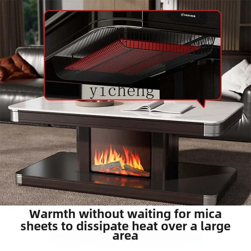 XL lift fire tea table one body household table electric heating table  living room electric oven