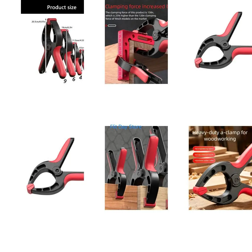 F92C High Strength PA6 Nylon Clamp Multipurpose for Woodworking & Home Improvement