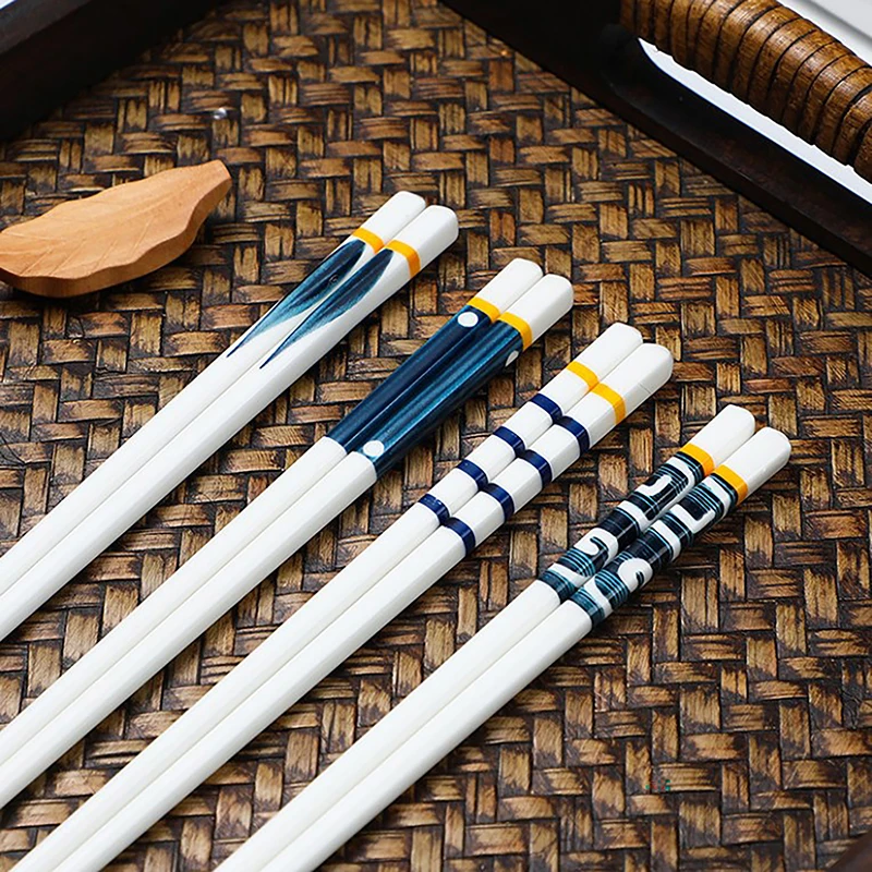 Ceramic Japanese Style Chopsticks Bone Porcelain Long Chopsticks Sushi Chopstick Tableware Gifts