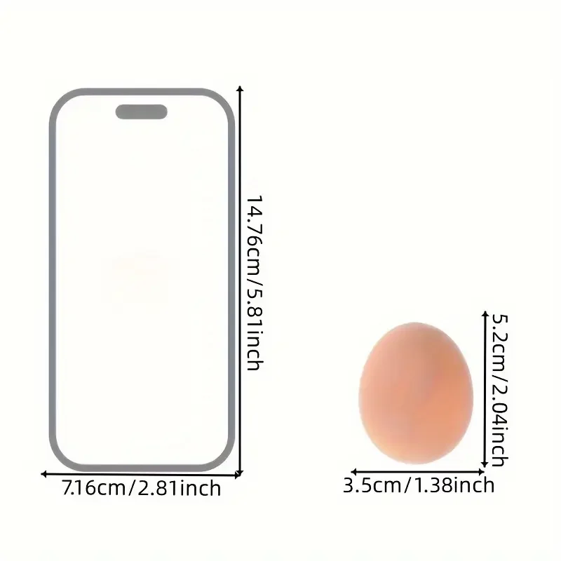 6/12 قطعة بيض بلاستيكي بيت الدجاج بيض صغير مزيف مزرعة مستلزمات الحيوانات أقفاص اكسسوارات دليل عش الدجاج البيض اللوحة #3