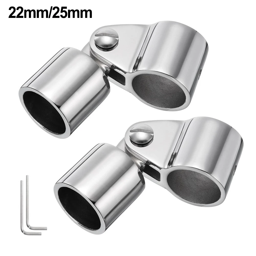 Toldo Bimini para barco, cubierta deslizante montada en la parte superior, parasol, llave hexagonal de junta fija, cubierta deslizante de instalación superior para toldo marino de 22/25mm