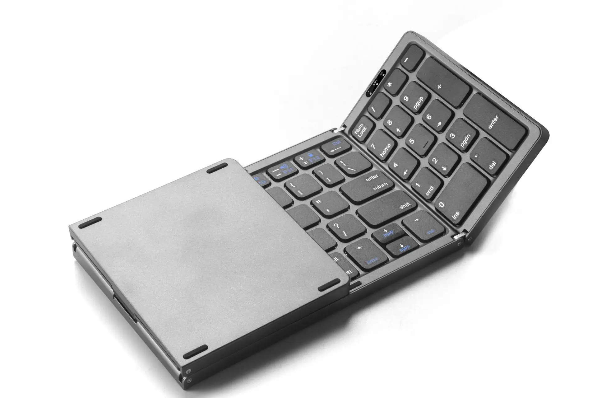 Imagem -05 - Dobrável Bluetooth Teclados Escritório Teclado Dobrável para Tablet Móvel Notebook Escritório Mini Keyconjunto sem Fio Teclado Dobrável