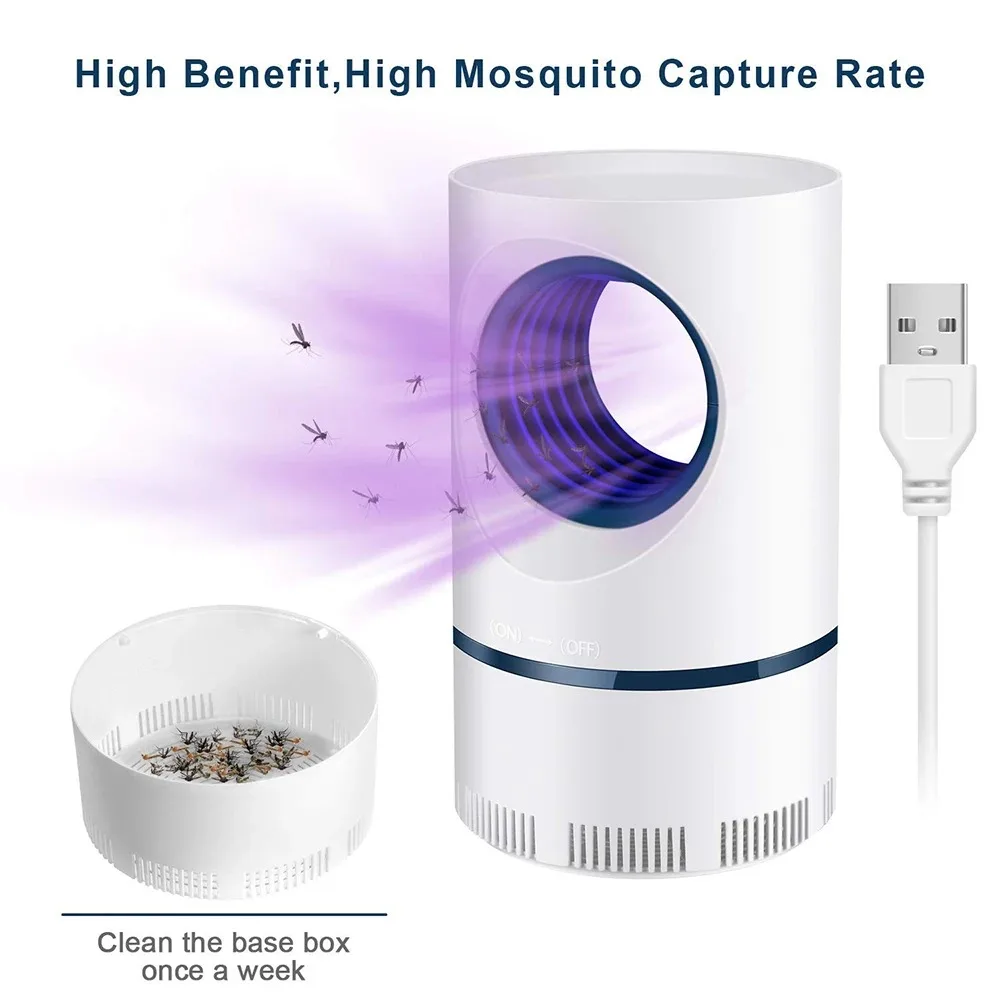 Mosquito Killer Lamp Insect Killer Electric UV USB Rechargeable Mosquito Killer Summer Household Lamps Kills Electric Mosquitoes