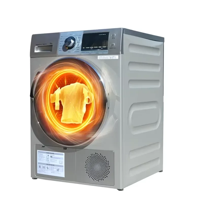 12kg Automatic Stainless Steel Condenser Tumble Dryer Class A Energy Efficient Clothes Drying Machine with Warranty
