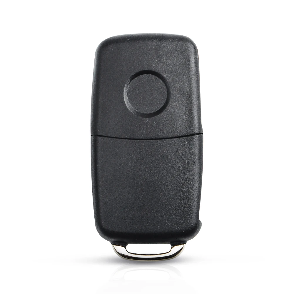 Carcasa de llave plegable de 2/3 botones para Volkswagen VW Polo Passat B5 Tiguan Golf Seat Skoda, llave de coche en blanco.
