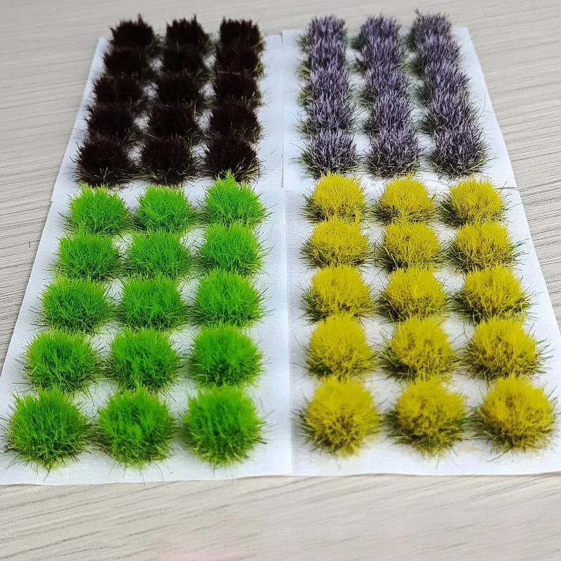 

Simulation Static Grass Hight 10MM Grass Cluster Model Kits Diy Lawn Plant Materials Diorama Accessories 15pcs/box