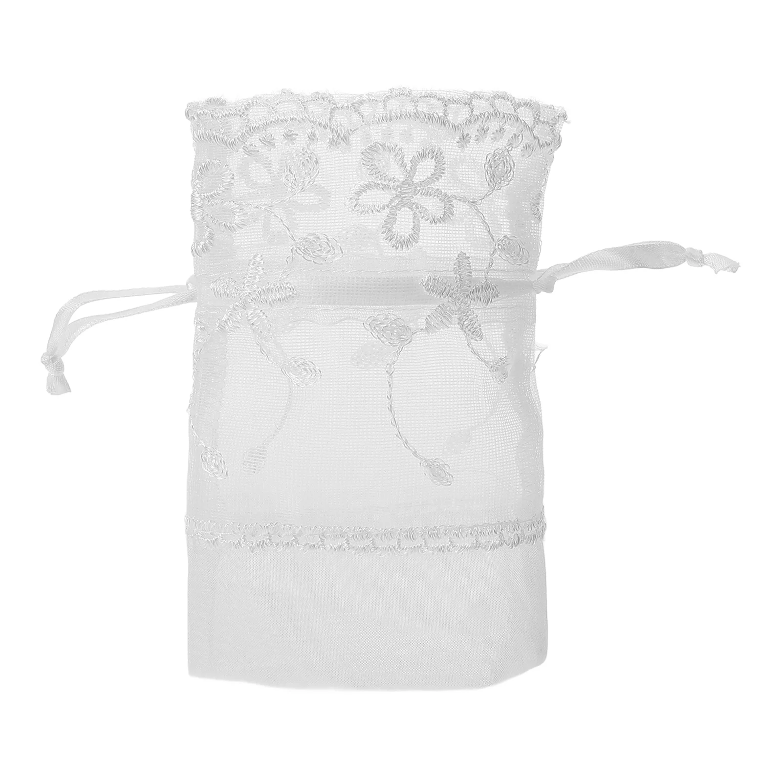 Gauze Jewelry Bag Festival Candy Bags Small Drawstring Polyester Lace Wedding Gems Travel Goodie