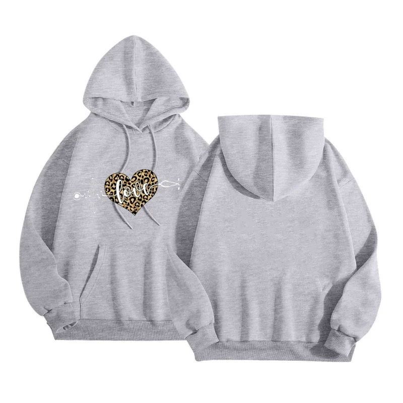 

New Fashionable Cute Printed Sports Hoodie Harajuku Women's Casual Loose Hoodie Spring and Autumn Trendy Comfortable Warm Top
