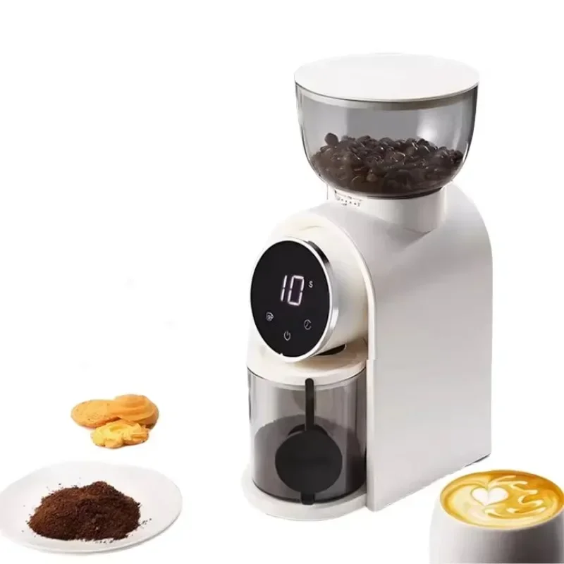 Electric Grinder Quantitative Grinding Espresso Grinder Coffee Bean Grinder CNC Steel Grinding Core Electric Coffee Grinder